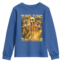 Funny Italian Brainrot Tung Tung Tung Sahur Youth Sweatshirt Gen Z Meme