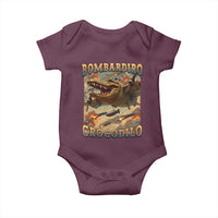 Funny Italian Brainrot Bombardiro Crocodilo Baby Onesie Gen Z Meme