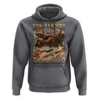 Funny Italian Brainrot Bombardiro Crocodilo Hoodie Gen Z Meme