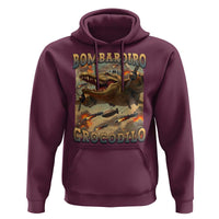 Funny Italian Brainrot Bombardiro Crocodilo Hoodie Gen Z Meme