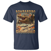 Funny Italian Brainrot Bombardiro Crocodilo T Shirt Gen Z Meme