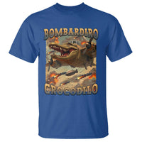Funny Italian Brainrot Bombardiro Crocodilo T Shirt Gen Z Meme
