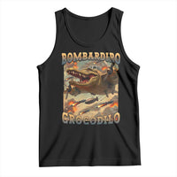 Funny Italian Brainrot Bombardiro Crocodilo Tank Top Gen Z Meme