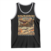 Funny Italian Brainrot Bombardiro Crocodilo Tank Top Gen Z Meme