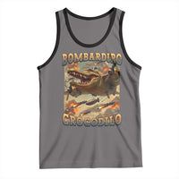 Funny Italian Brainrot Bombardiro Crocodilo Tank Top Gen Z Meme