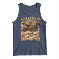 Funny Italian Brainrot Bombardiro Crocodilo Tank Top Gen Z Meme