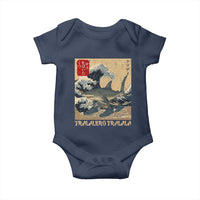 Funny Italian Brainrot Tralalero Tralala Shark Baby Onesie Japanese Art Gen Z Meme