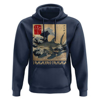Funny Italian Brainrot Tralalero Tralala Shark Hoodie Japanese Art Gen Z Meme