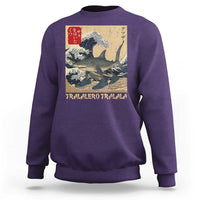 Funny Italian Brainrot Tralalero Tralala Shark Sweatshirt Japanese Art Gen Z Meme