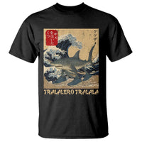 Funny Italian Brainrot Tralalero Tralala Shark T Shirt Japanese Art Gen Z Meme