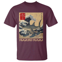 Funny Italian Brainrot Tralalero Tralala Shark T Shirt Japanese Art Gen Z Meme