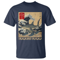 Funny Italian Brainrot Tralalero Tralala Shark T Shirt Japanese Art Gen Z Meme