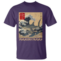 Funny Italian Brainrot Tralalero Tralala Shark T Shirt Japanese Art Gen Z Meme