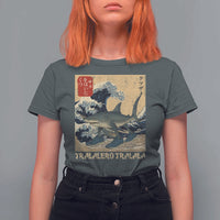 Funny Italian Brainrot Tralalero Tralala Shark T Shirt For Women Japanese Art Gen Z Meme