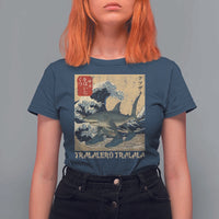 Funny Italian Brainrot Tralalero Tralala Shark T Shirt For Women Japanese Art Gen Z Meme