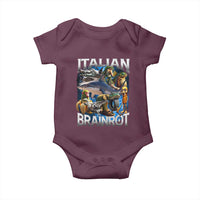 Funny Italian Brainrot Gen Z Meme Baby Onesie