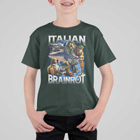 Funny Italian Brainrot Gen Z Meme T Shirt For Kid