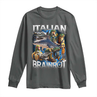 Funny Italian Brainrot Gen Z Meme Long Sleeve Shirt