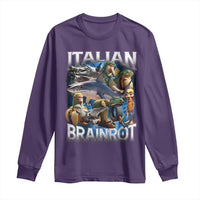 Funny Italian Brainrot Gen Z Meme Long Sleeve Shirt