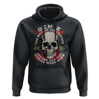 Funny Gen X Hoodie The Badass Generation Before All You Sissies Were Vintage Skull