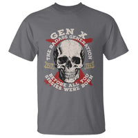 Funny Gen X T Shirt The Badass Generation Before All You Sissies Were Vintage Skull
