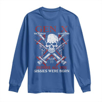 Funny X Generation Long Sleeve Shirt The Badass Generation Before All You Sissies Were Born Skull