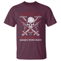 Funny X Generation T Shirt The Badass Generation Before All You Sissies Were Born Skull