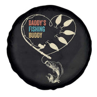 Funny Daddy's Fishing Buddy Spare Tire Cover Fisherman Dad Son Daughter