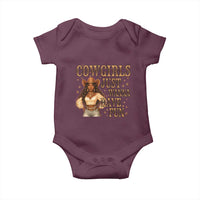 Funny African American Cowgirl Baby Onesie Cowgirls Just Wanna Have Fun Western