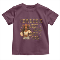 Funny African American Cowgirl Toddler T Shirt Cowgirls Just Wanna Have Fun Western