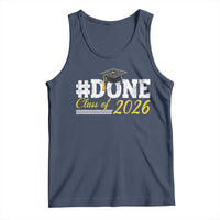 Done Class of 2026 Graduation Tank Top Mortarboard Graphic