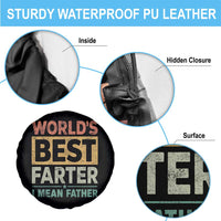 Worlds Best Farter I Mean Father Spare Tire Cover Funny Farted Dad Father's Day