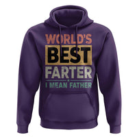 Worlds Best Farter I Mean Father Hoodie Funny Farted Dad Father's Day