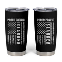 Proud Pacific Islander Tumbler Cup AAPI Heritage Month Polynesian Tribal American Flag