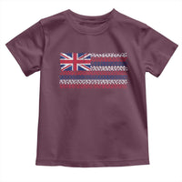 Hawaiian Tribal Flag State of Hawaii Toddler T Shirt