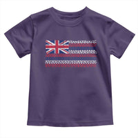 Hawaiian Tribal Flag State of Hawaii Toddler T Shirt