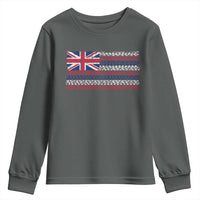 Hawaiian Tribal Flag State of Hawaii Youth Sweatshirt