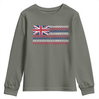 Hawaiian Tribal Flag State of Hawaii Youth Sweatshirt