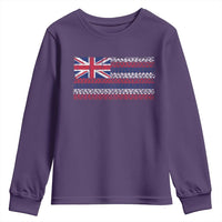 Hawaiian Tribal Flag State of Hawaii Youth Sweatshirt