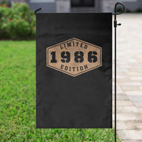 40th Birthday Garden Flag 1986 Limited Edition Gifts For Turning 40