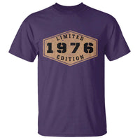 50th Birthday T Shirt 1976 Limited Edition Gifts For Turning 50