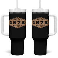 50th Birthday Tumbler With Handle 1976 Limited Edition Gifts For Turning 50