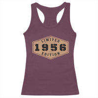 70th Birthday Racerback Tank Top 1956 Limited Edition Gifts For Turning 70