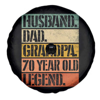 Husband Dad Grandpa 70 Year Old Legend Spare Tire Cover Funny 70th Birthday Fathers Day