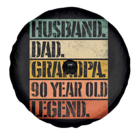 Husband Dad Grandpa 90 Year Old Legend Spare Tire Cover Funny 90th Birthday Fathers Day