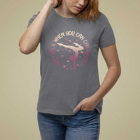 Gymnastic T Shirt For Women Why Walk When You Can Cartwheel Gymnast - Wonder Print Shop