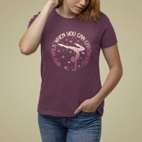Gymnastic T Shirt For Women Why Walk When You Can Cartwheel Gymnast - Wonder Print Shop