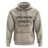 Funny Bride Hoodie Girlfriend Fiance Soulmate Engagement Honeymoon Vacation Diamond Ring - Wonder Print Shop
