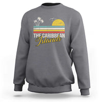 The Caribbean Islands Sweatshirt Retro Vacation Beach Caribbean Sea Tour - Wonder Print Shop