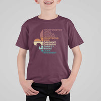 Funny Scouting Leader Law T Shirt For Kid Vintage Fleur De Lis